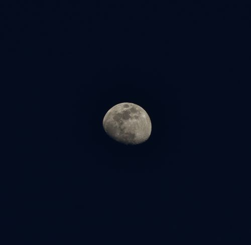 Free Clear image of the moon against a dark night sky. Perfect for astronomy themes. Stock Photo