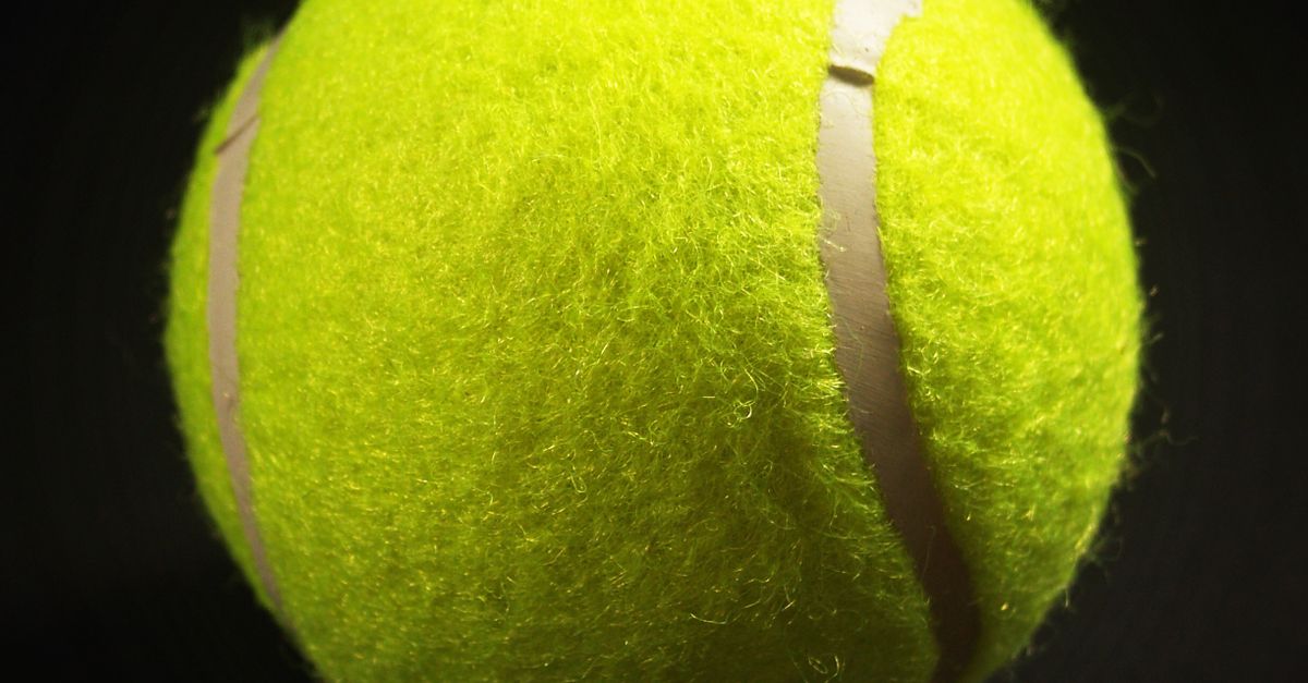Floating Tennis Ball Free Stock Photo floating-tennis-ball-free-stock-photo