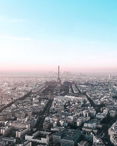 Vista Da Paisagem Urbana De Paris