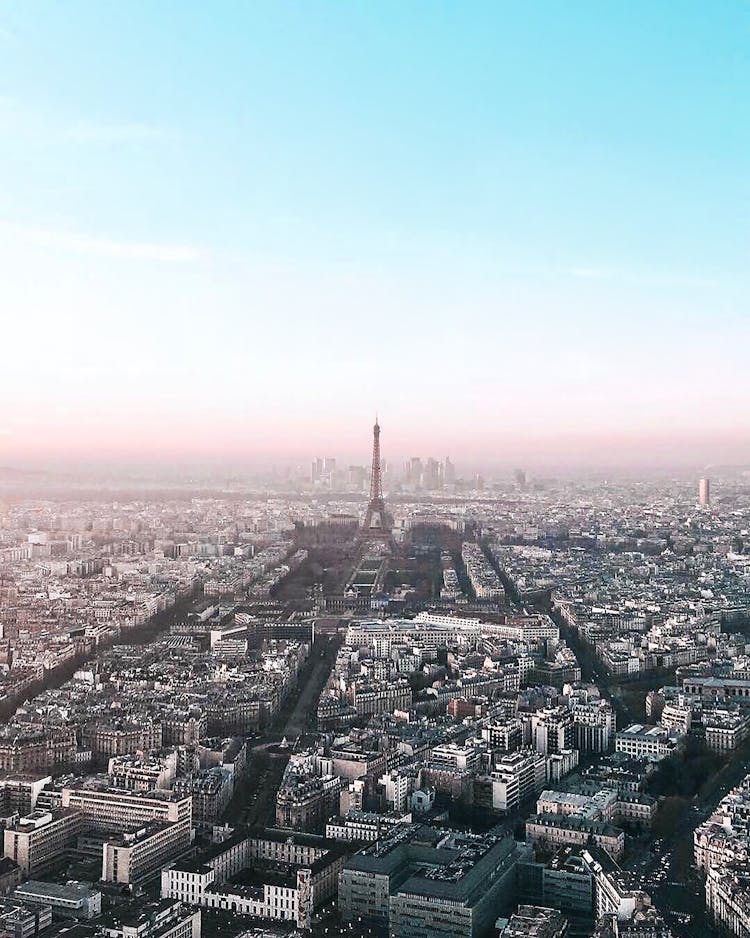 Cityscape View Of Paris
