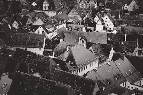 Darmowe zdjęcie z galerii z architektura średniowieczna, dach domu, dachy