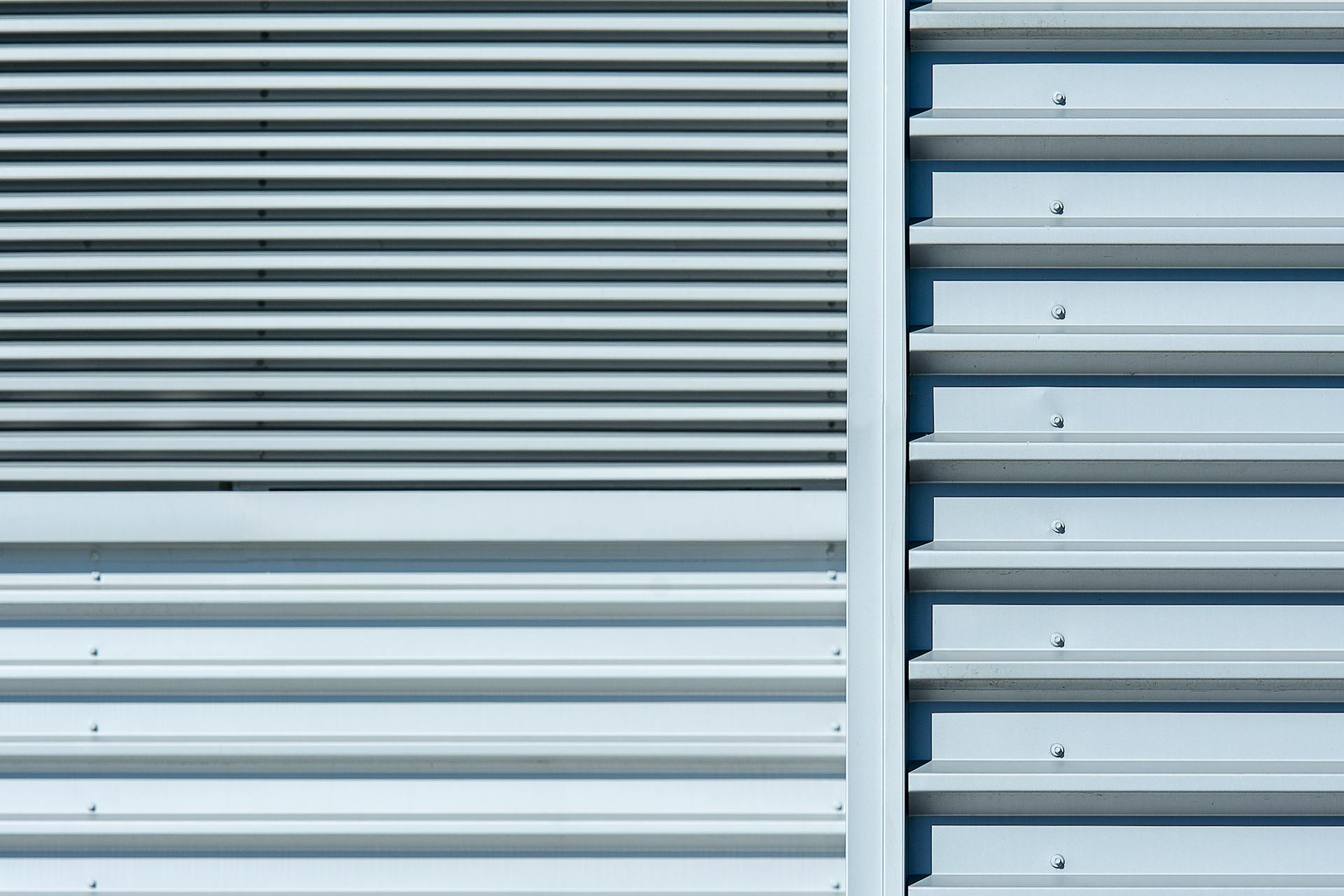 Wall Made of Corrugated Iron