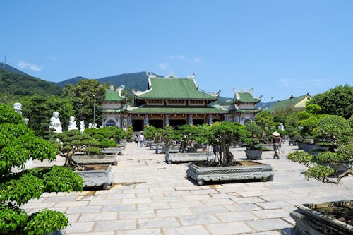 Asya, budist tapınağı, chùa linh ng içeren Ücretsiz stok fotoğraf