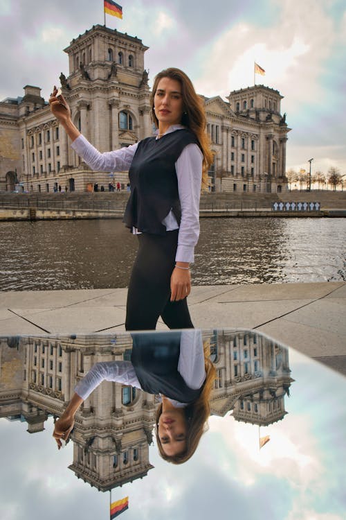 Berlin, kadın manken, model fotoğrafçılığı içeren Ücretsiz stok fotoğraf