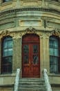Stairs to Door of Vintage Building