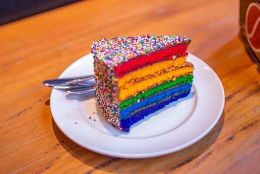 Yellow Cake With Rainbow Sprinkles Yellow Cake With Rainbow Sprinkles Flavored Birthday Cake Waffles