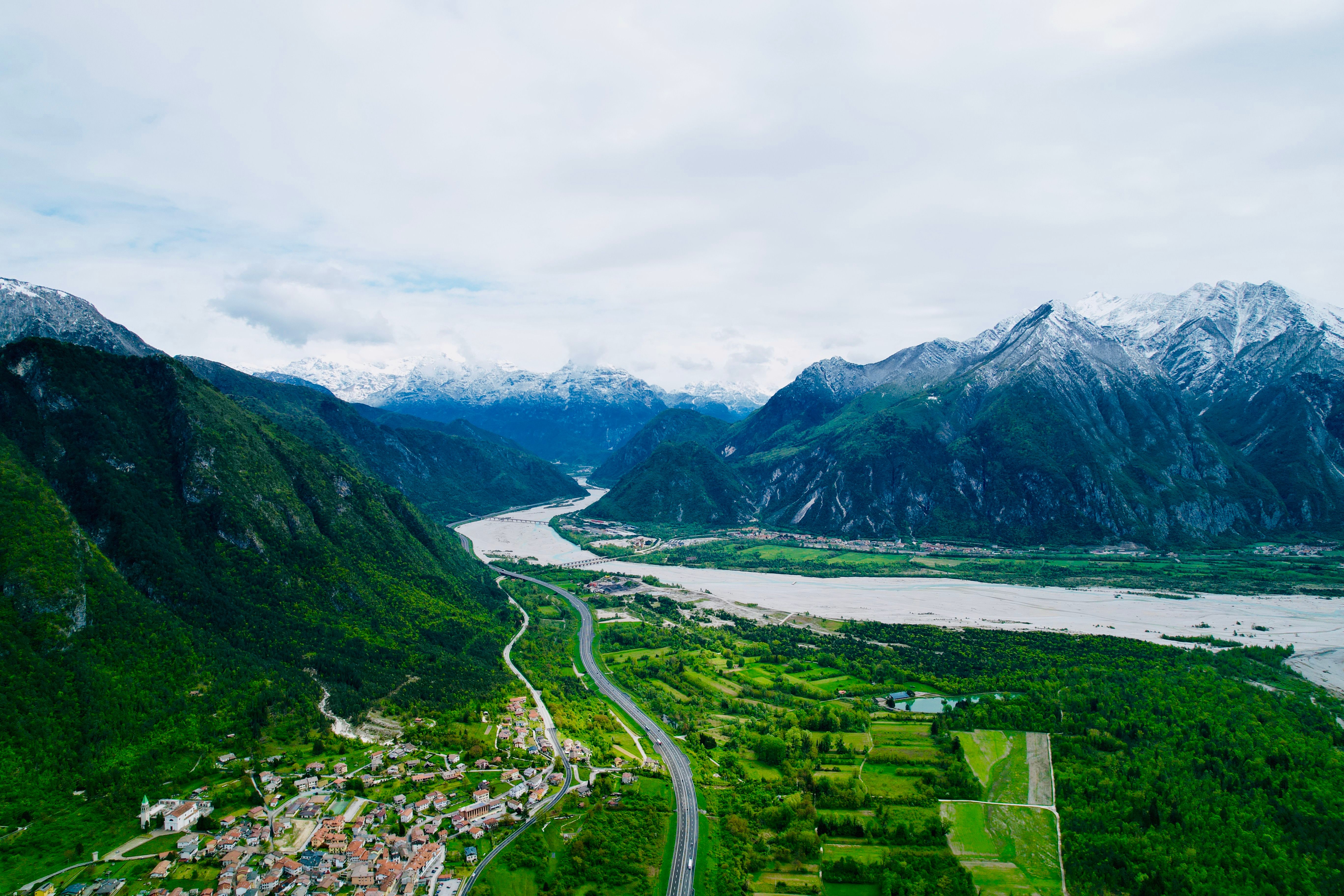 A Village in a Valley · Free Stock Photo