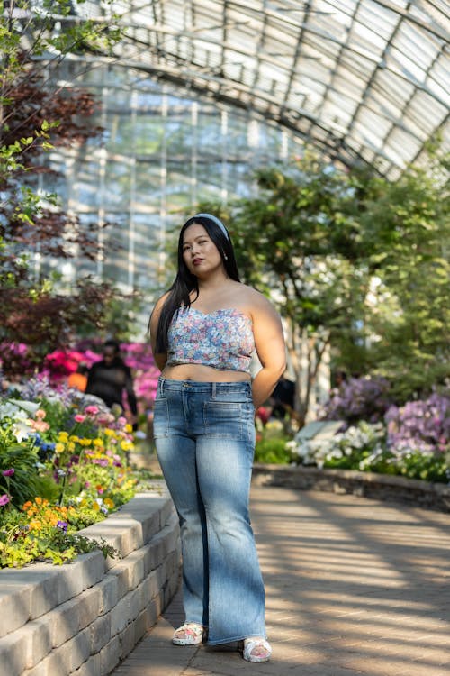 Flower in the path of flowers