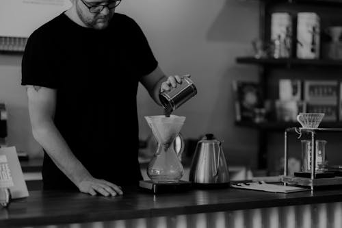 Man Pouring Coffee