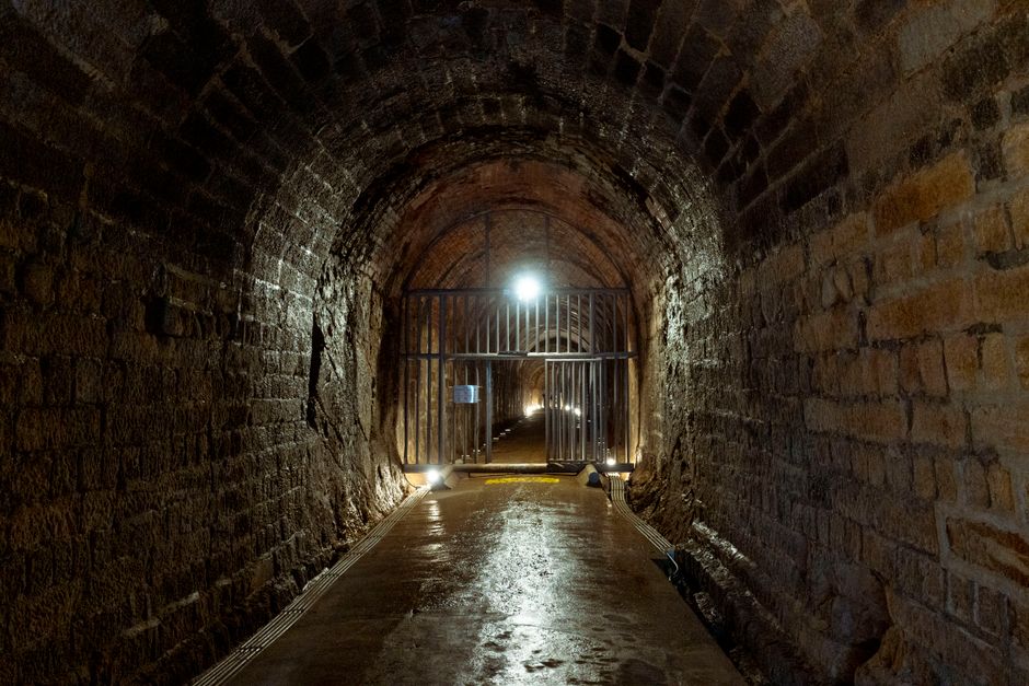 Entrance to the 3rd Infiltration Tunnel on a DMZ tour in South Korea