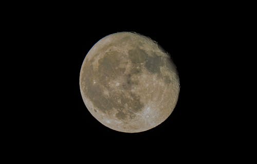 Moon. 95% illumination. 38° F. 12:50 am. April 26 2024. Darien, CT 