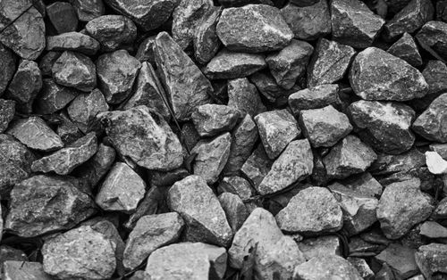 Free Black and white photo of textured rocks creating a natural pattern in Midland, ON. Stock Photo