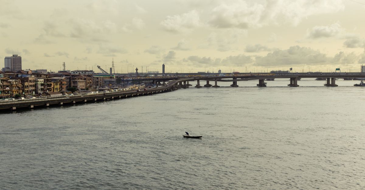 Lagos street scene and local atmosphere
