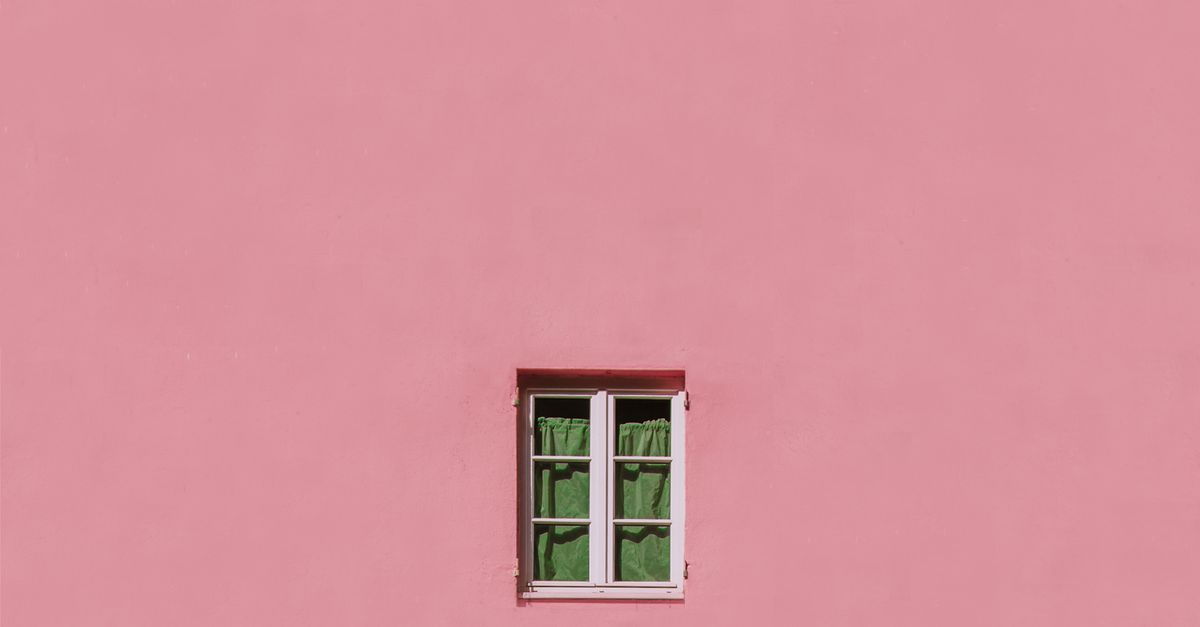 Pink Sliding Windows Window On Pink Wall · Free Stock Photo