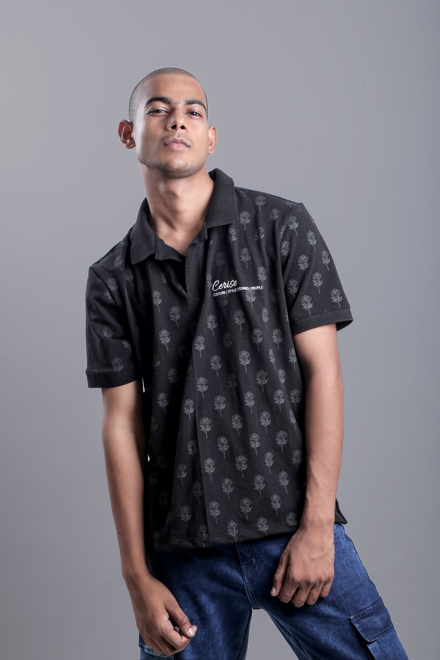 Young Patterned Polo Shirt