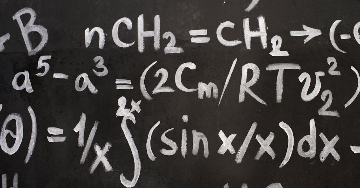 Close-up of Complicated Equations Written on a Blackboard · Free Stock ...