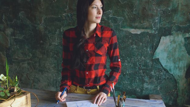 creative artist workspace