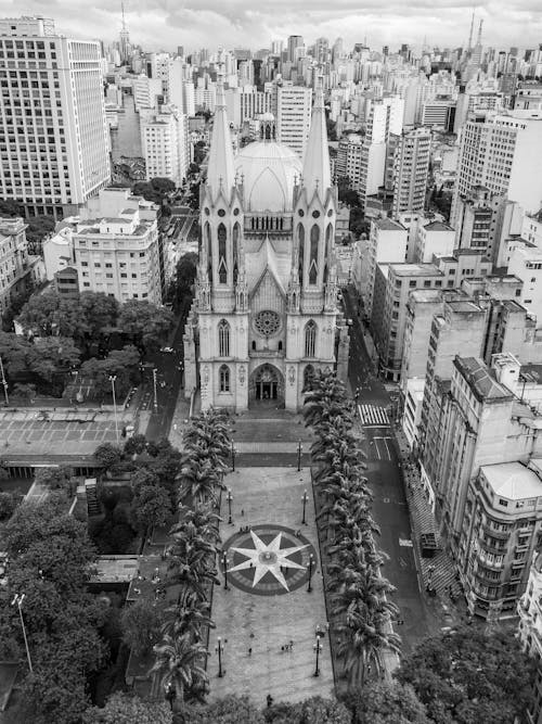 Ilmainen kuvapankkikuva tunnisteilla arkkitehtuuri, brasilia, drone-valokuva
