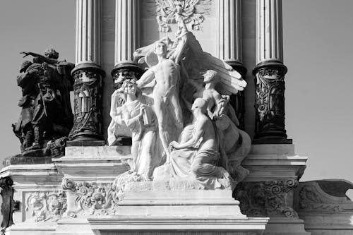 Бесплатное стоковое фото с архитектура, греческая статуя, испания