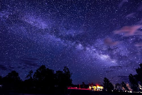 คลังภาพถ่ายฟรี ของ กาแล็กซี, คืนท้องฟ้า, ชัดเจน