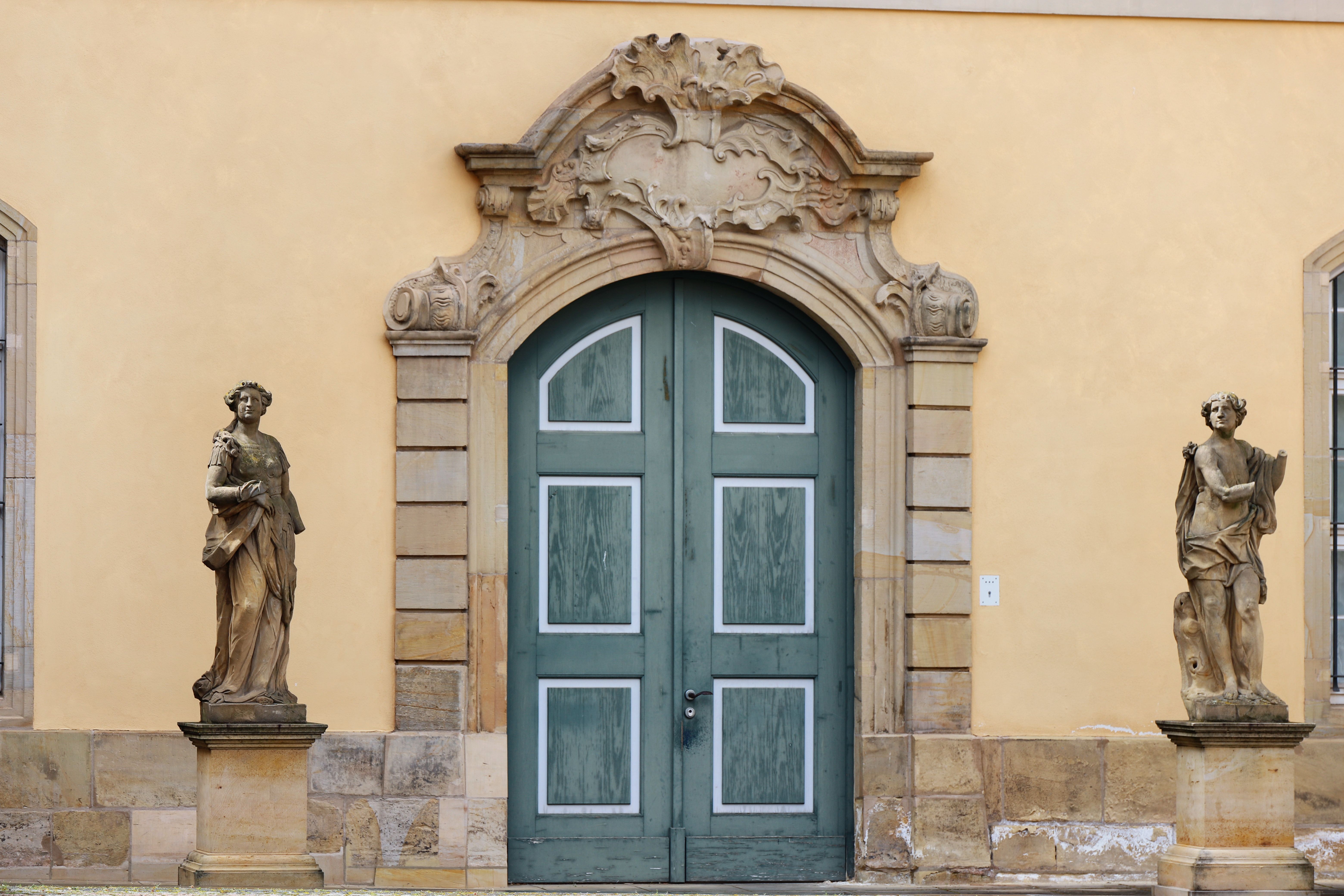 Exterior Painting in North Woolwich — careful masking before painting begins