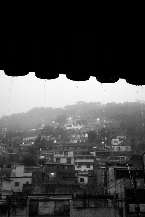 Houses in Village in Black and White · Free Stock Photo