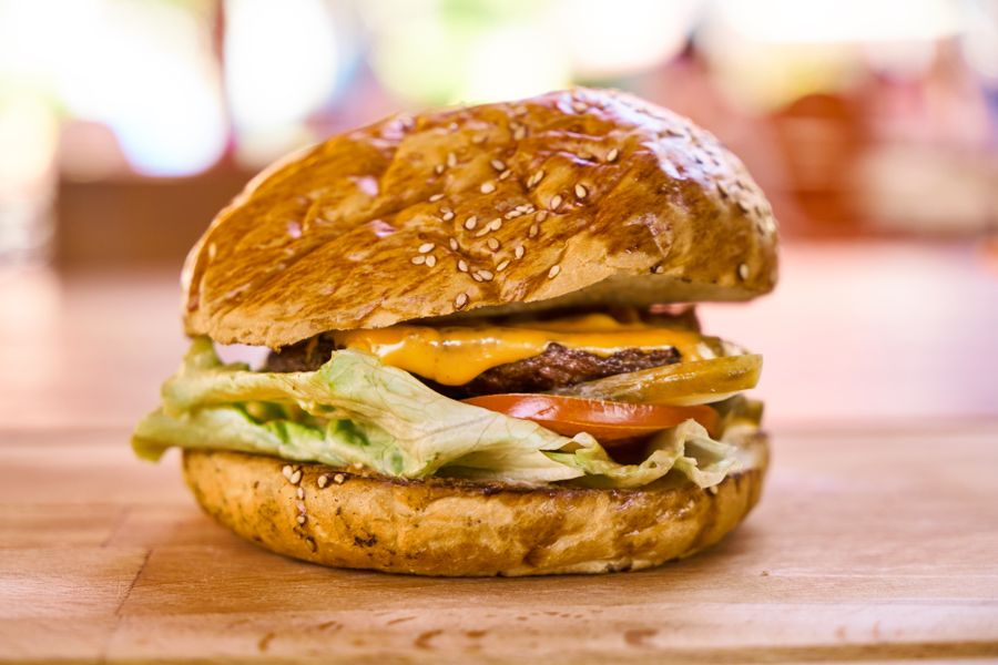 Mushroom Swiss Burger