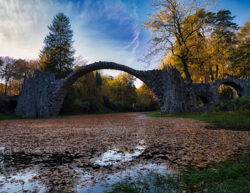 Rakotzbrücke in the Fall (Devil's bridge) 5