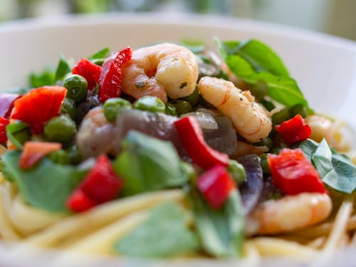 Shrimps and Vegetable Dish