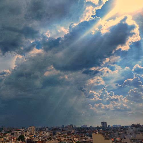 Free stock photo of beautiful sky, black sky, clouded sky Stock Photo