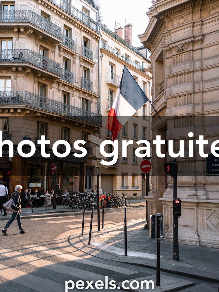Petit Drapeau Français À La Main Sur Fond Bleu Banque D'Images et Photos  Libres De Droits. Image 109254575