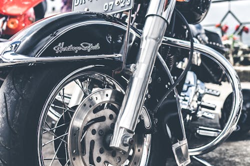 Free Stainless Steel Motorcycle Stock Photo