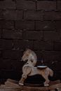 Shallow Focus Photo of Brown Wooden Rocking Horse