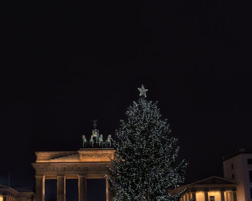 Kostenloses Stock Foto zu berlin, brandenburger tor, weihnachten