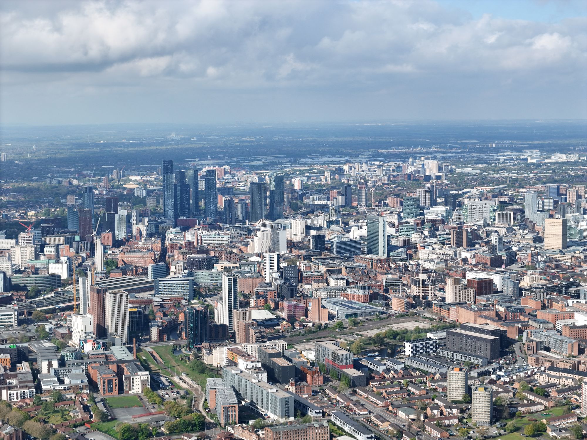 Where Manchester Beautiful Manchester Cityscape · Free Stock Photo