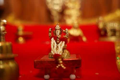 close up of ganesha idol 