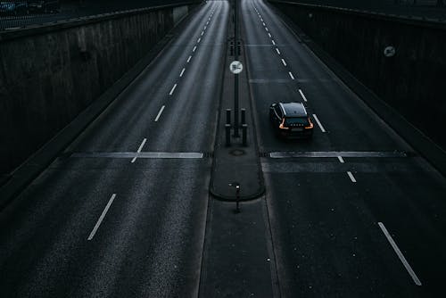 Car on Empty Street