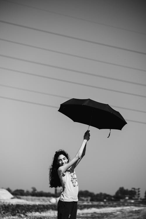 Základová fotografie zdarma na téma bouře, déšť, deštník