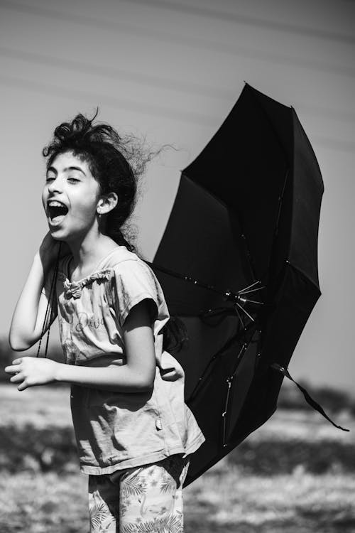 Základová fotografie zdarma na téma deštník, dospělý, holka