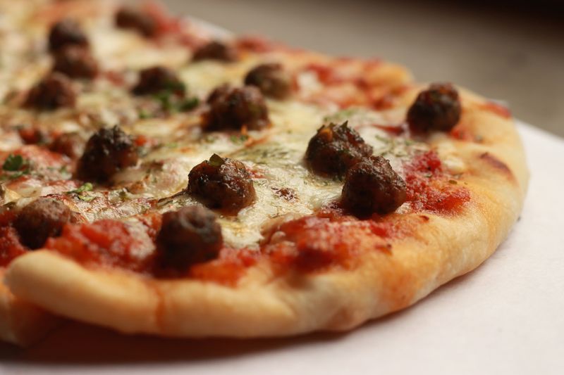 Meatball Pizza from New Star Express Pizza in Philadelphia 