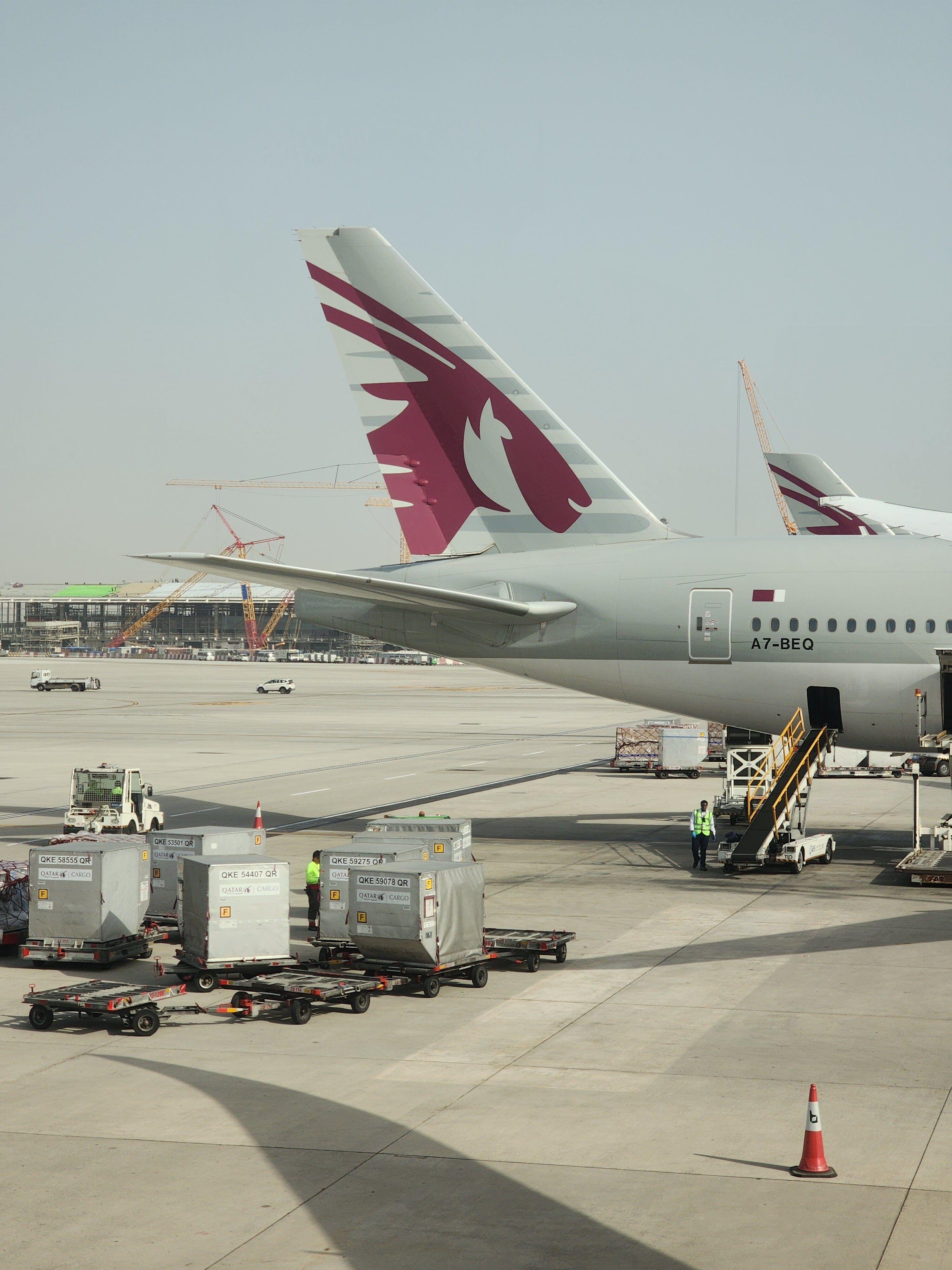 View of Airplanes Parked at the Airport · Free Stock Photo