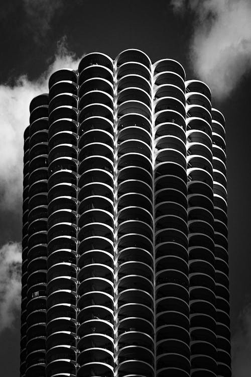 1 of the 2 towers of marina City