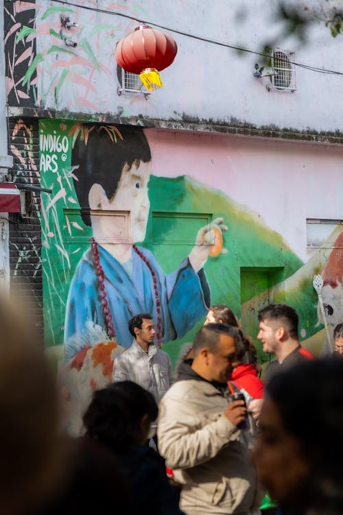 Kostenloses Stock Foto zu chinatown, graffitti