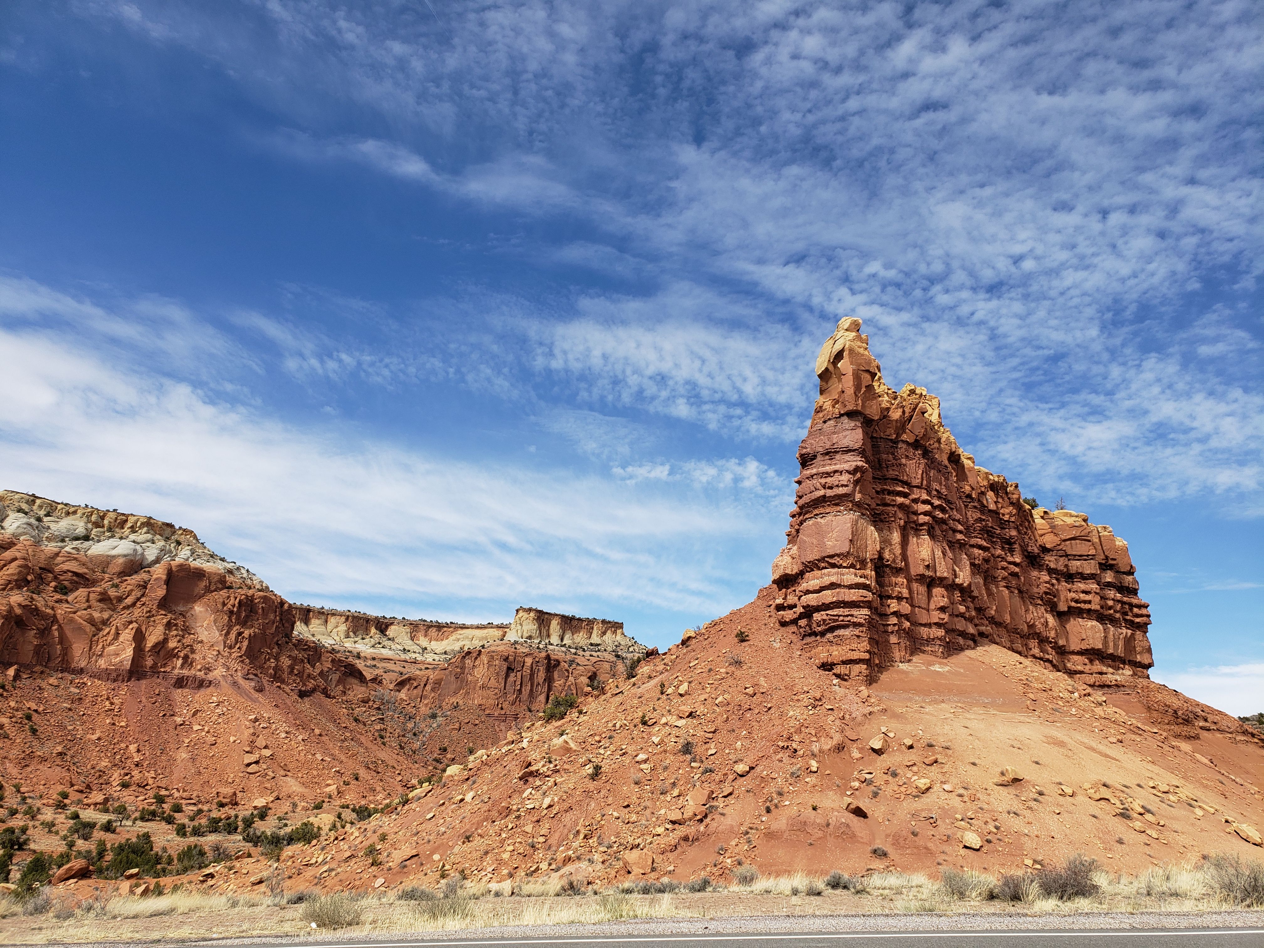 Rock Formation on Barren Desert in USA · Free Stock Photo