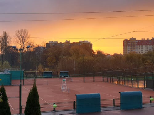 Free stock photo of city, court, early sunrise