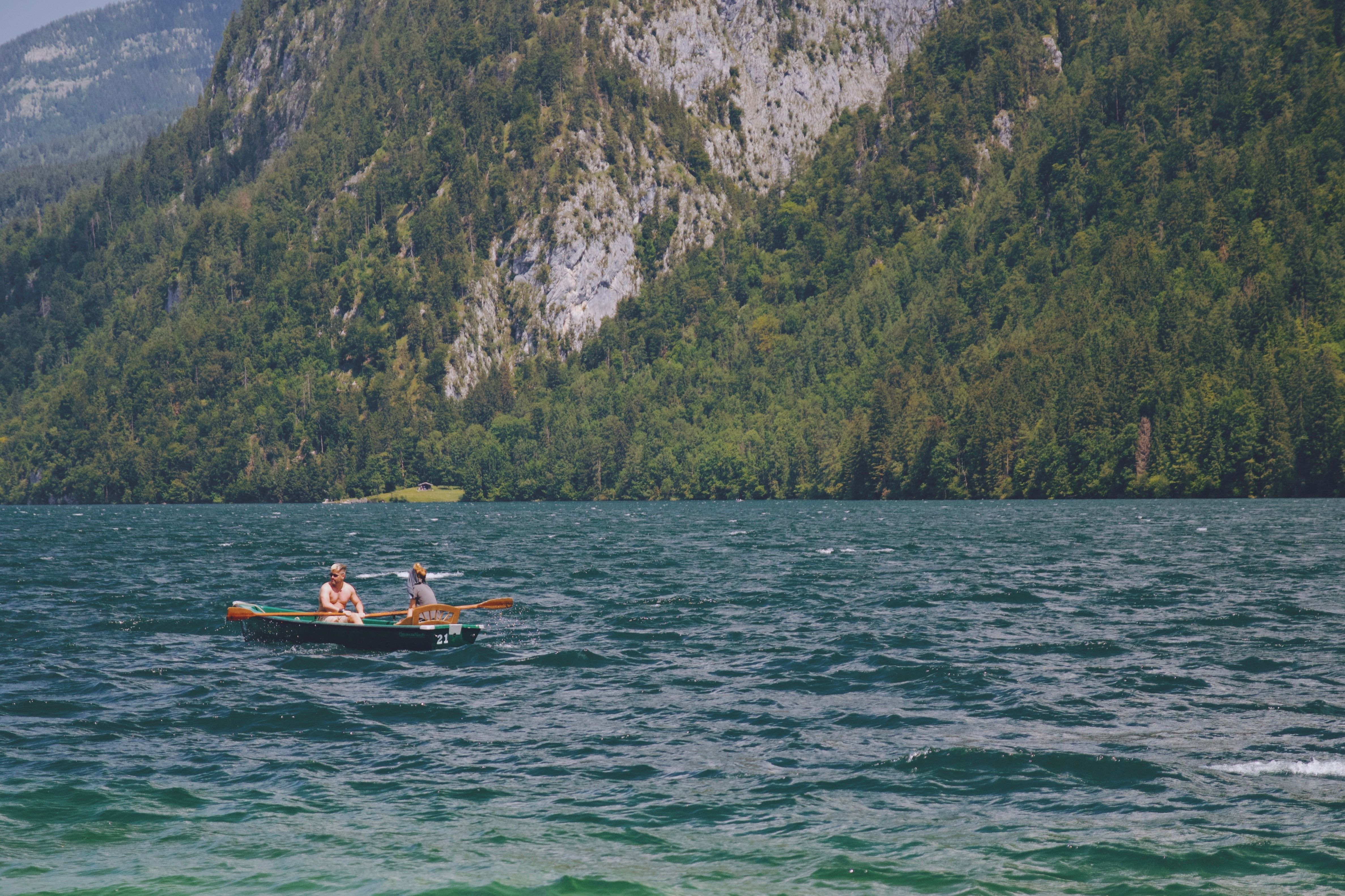 People Sailing in a Rowboat · Free Stock Photo