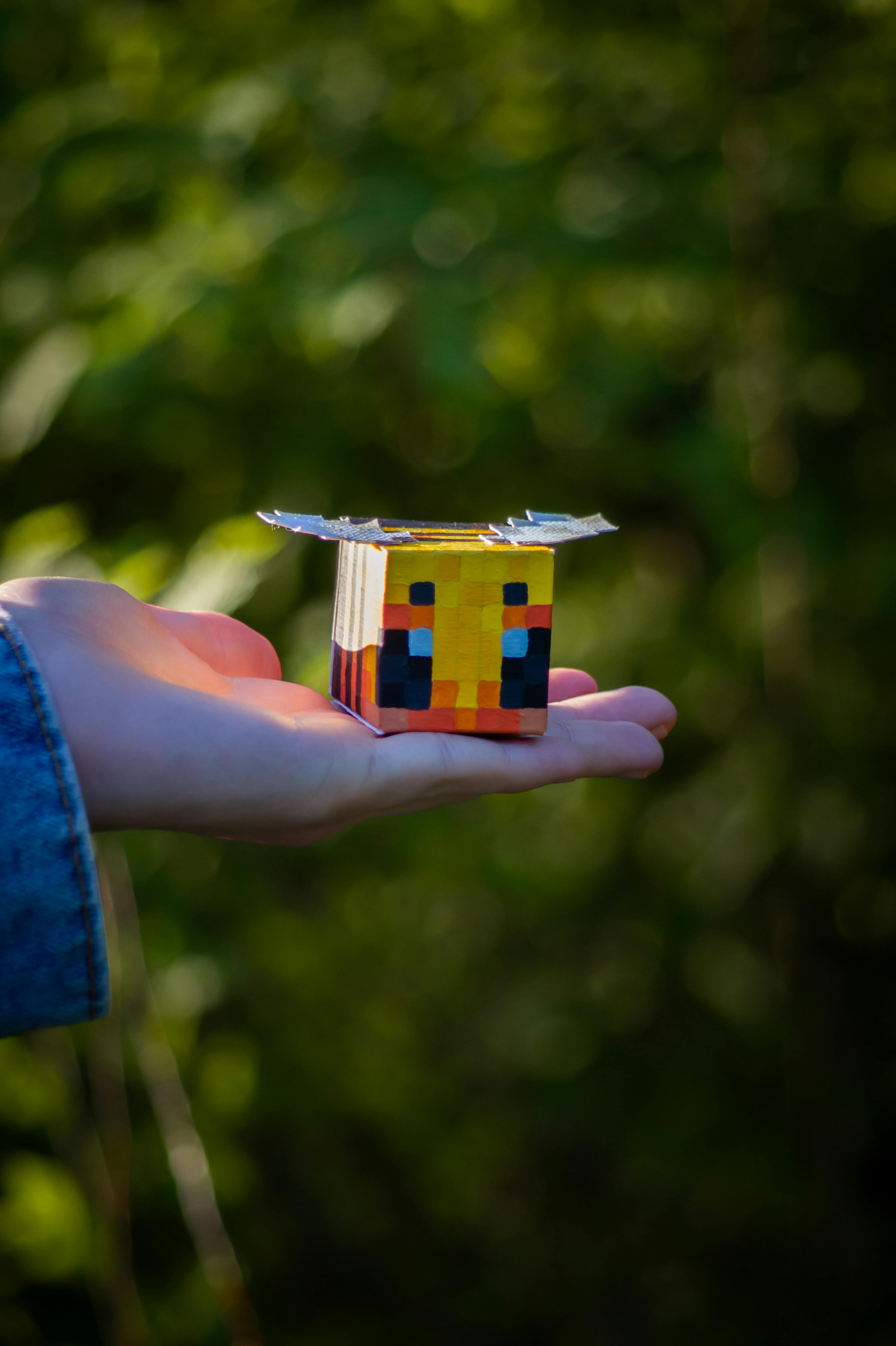 Gratis lagerfoto af 3D-model, baggrundssløring, blokeret design Lagerfoto