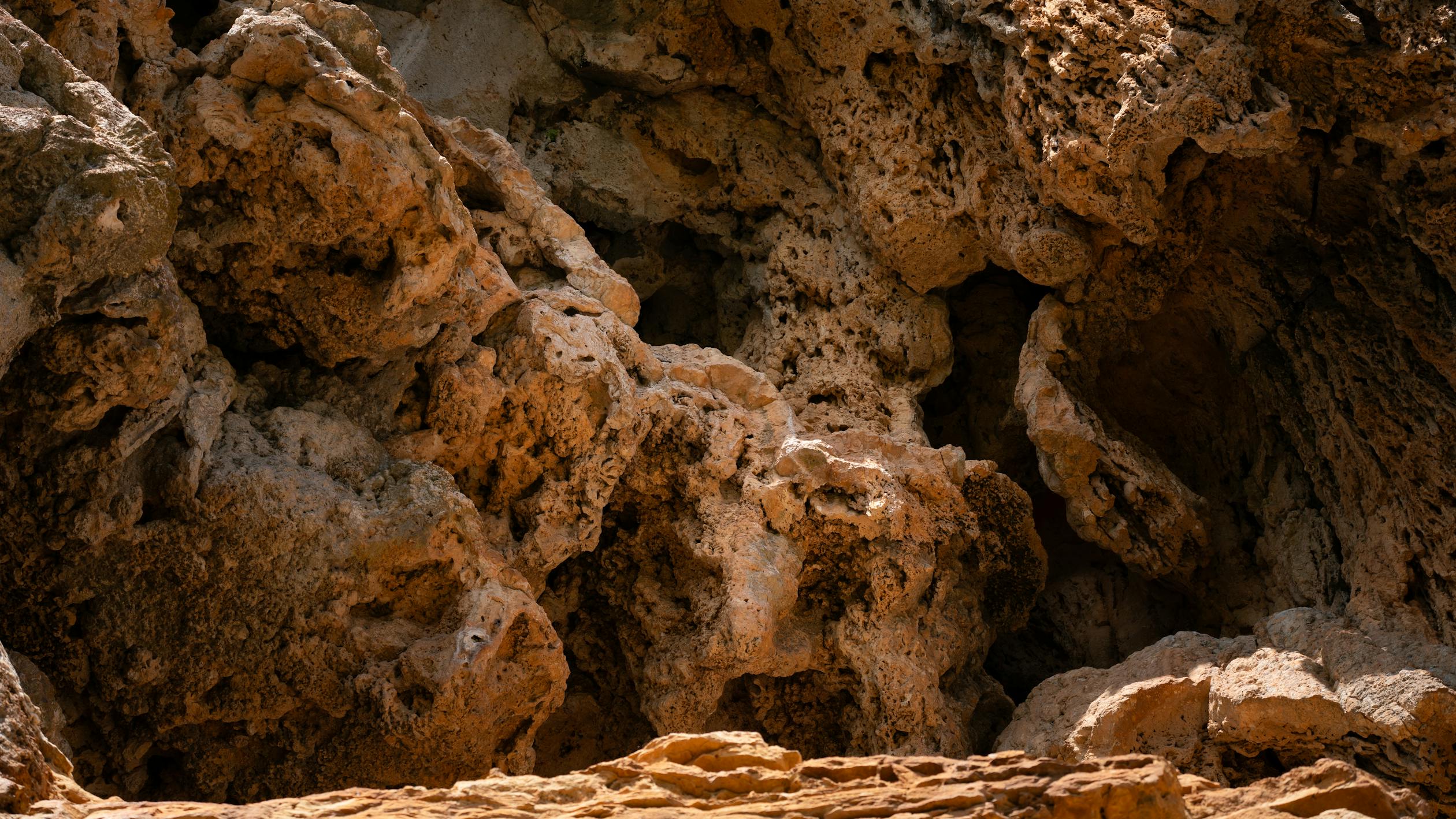 Barren Rocks on Desert · Free Stock Photo