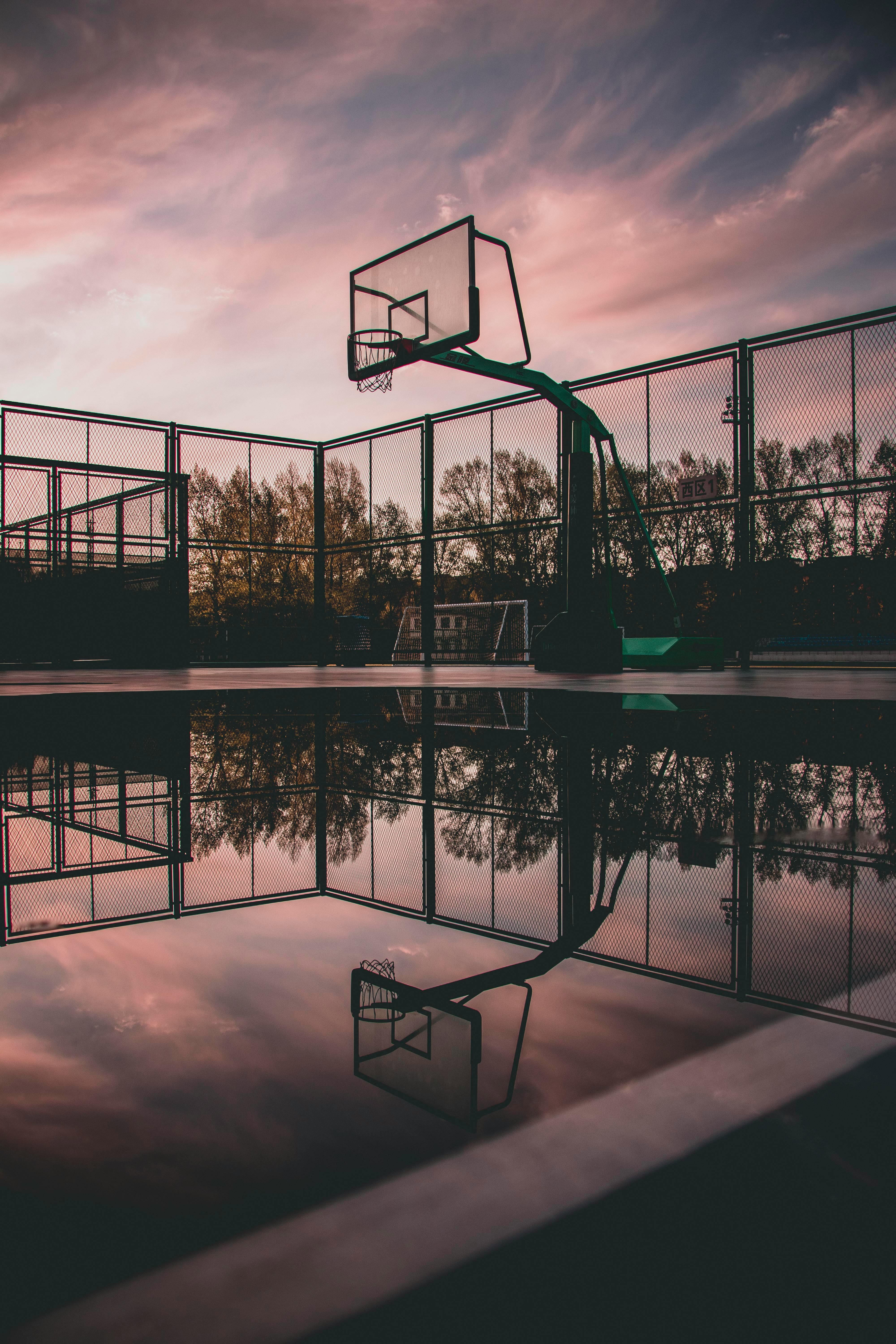 cool basketball court backgrounds hd
