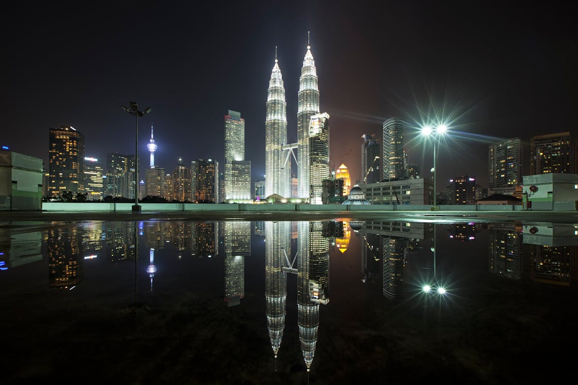 Free Petronas Twin Tower, Malaysia Stock Photo
